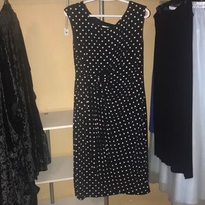 Dressbarn Midi polka Dot dress